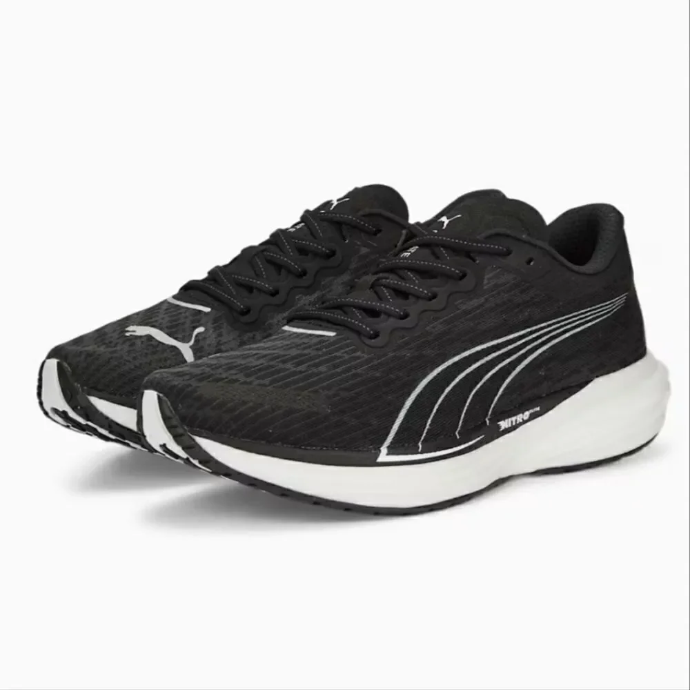 Puma Deviate Nitro 2 Elite Men's Running Shoes Black White 11 PWRPLATE New SE